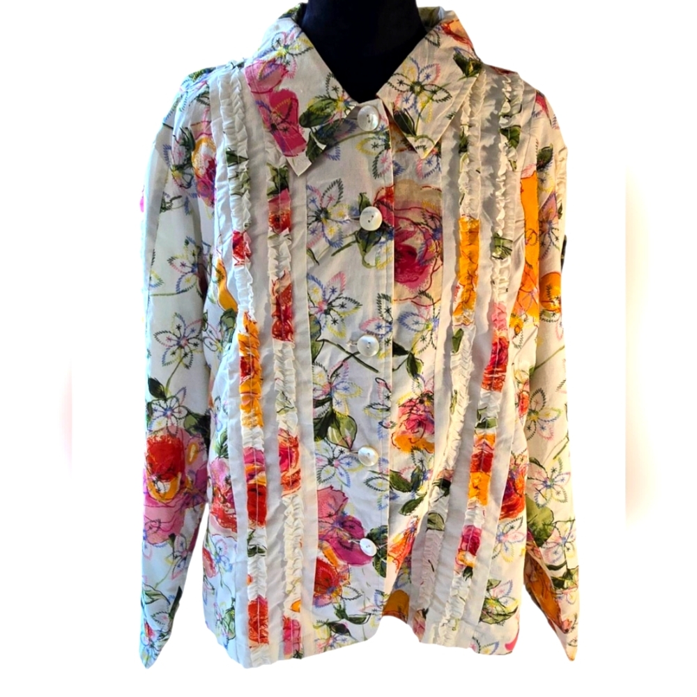 Coldwater Creek Cotton Jacket Size 20